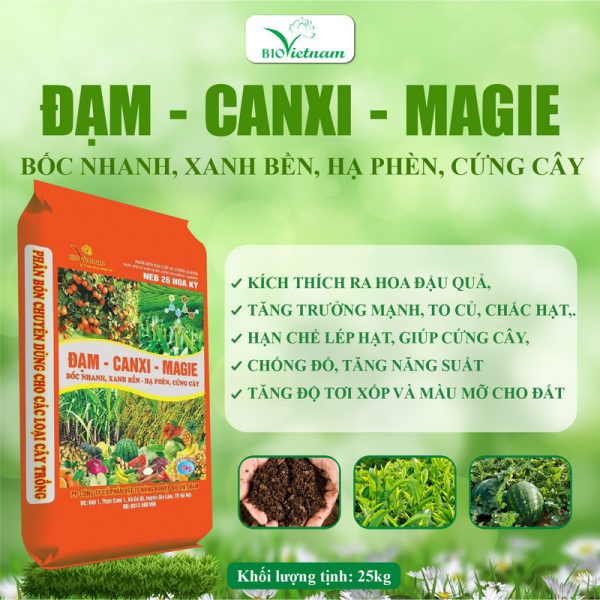 Đạm Canxi Magie – Phân Bón Đa Năng Cho Mọi Cây Trồng