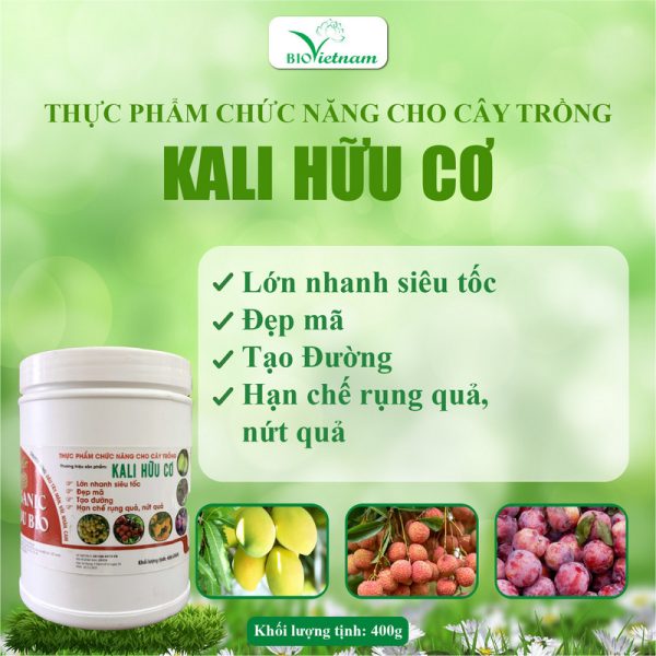 Kali Hữu Cơ – Phân Bón Sinh Học Andu Bio Công Thức Đặc Biệt