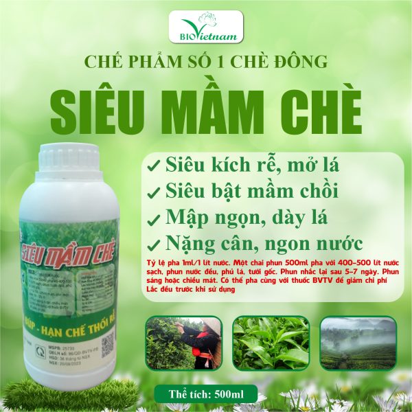 Siêu Mầm Chè Organic – Sumo Farm Sức Mạnh Hữu Cơ X2