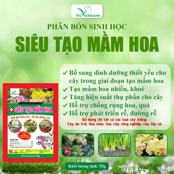 Siêu Tạo Mầm Hoa – X2 Sức Mạnh Bio Chitosan Kích Bật Mầm