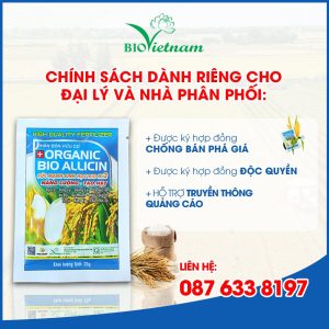 Tuyển Đại Lý cho Sản Phẩm Phân Bón Hữu Cơ Bio Allicin