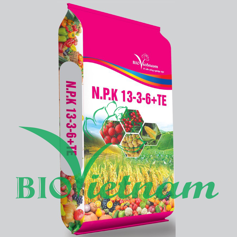 Phân Bón NPK 13-3-6-TE Chuyên Bón Thúc Cứng Cây