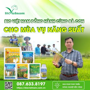 Bio Việt Nam Đồng Hành Cùng Bà Con Cho Mùa Vụ Năng Suất