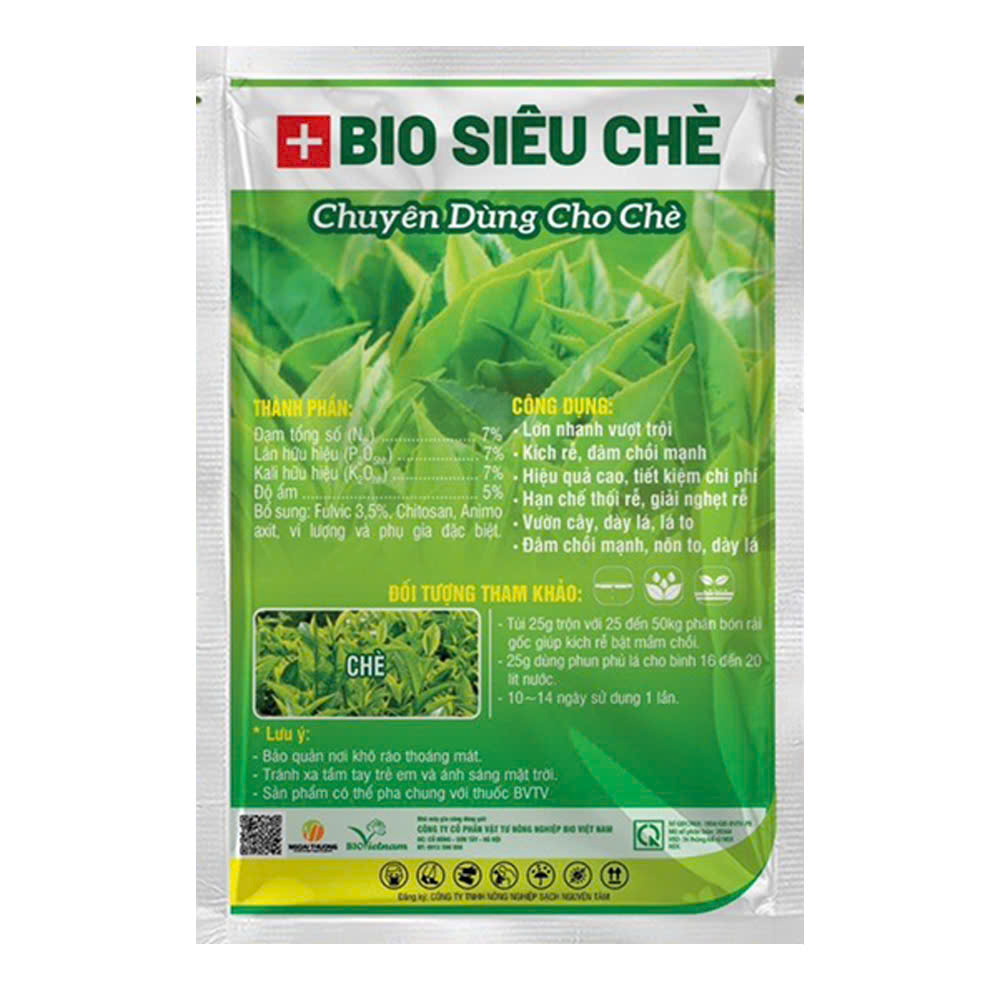 Bio Siêu Chè – Công Nghệ Nano Thẩm Thấu – Lá Xanh – Bật Chồi Mạnh