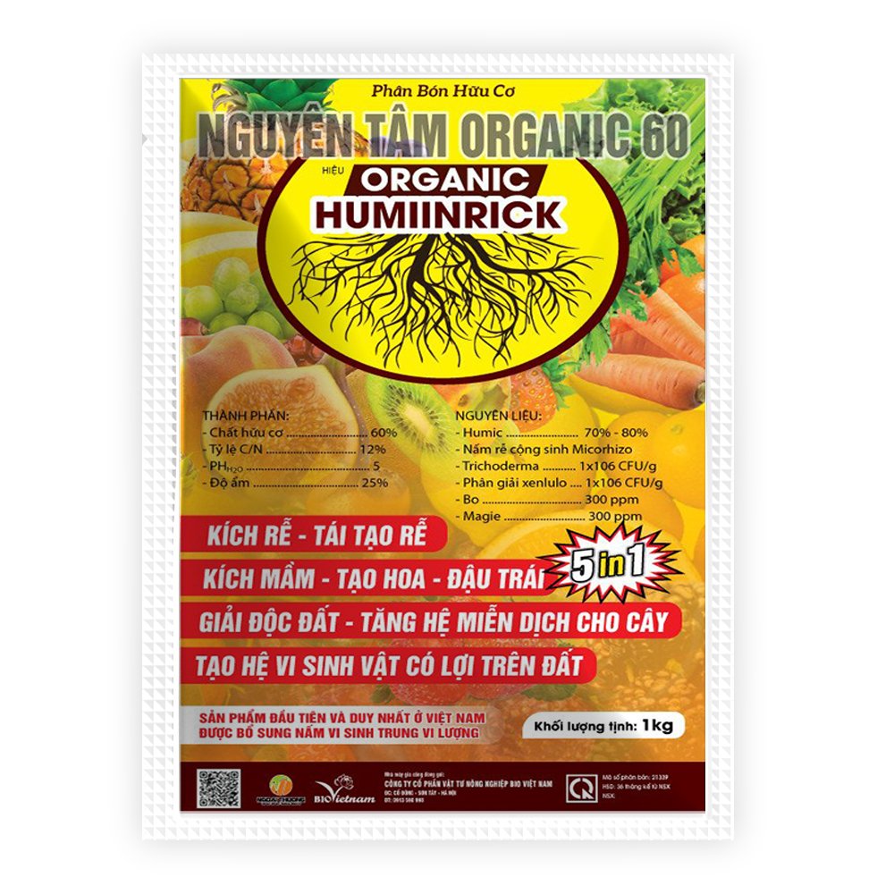 Organic Humiinrick – Phân Bón Hữu Cơ